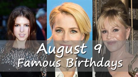 celebrities born on august 9